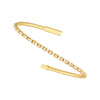 5/8tcw Alternating Diamond and Ribbed Flex Bracelet