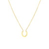 Mini Horseshoe Adjustable Necklace