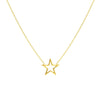 Wire Star Adjustable Necklace