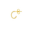 J-Shaped Huggie Earrings