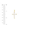 Two-Tone Reversible Cross Pendant