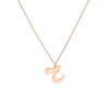 15mm Cursive Initial Pendant Necklace