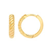 3x13mm 1/2 Twisted Hinge Hoops