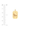 Leo Engraved Pendant