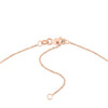 Initial &amp; Diamond Bezel Station Necklace