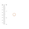 12.35 X 2MM Square Wire Hoop Earrings