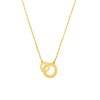 So You Interlocked Circles Adjustable Necklace