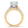 14K 5.00Ct Certified Lab Grown Diamond Bridal Ring