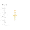 Small Twist Cross Pendant