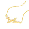 CZ Heartbeat Adjustable Necklace