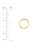 Medium Round Hoop Earrings