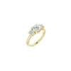 14K Yellow 6.5 mm Round Engagement Ring Mounting