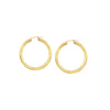 40mm x 4mm Polished Hoop Earrings