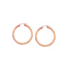 40mm x 4mm Polished Hoop Earrings