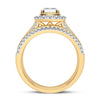 14K 0.62Ct Diamond Bridal Ring