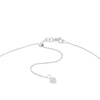 Sterling Silver CZ Dangles and Stations Adjustable Choker