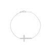 E2W Sideways Cross Bracelet