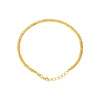 Sterling Silver Diamond-Cut Beads Adjustable Bracelet