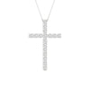 14K 0.50Ct Certified Lab Grown Diamond Cross Pendant ( Igi Certified )