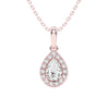 14K 0.62Ct Lab Grown Pendant