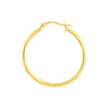 2mm x 30mm Polished Hoop Earrings