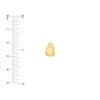 Stone-Shaped Stud Earrings on Post Back