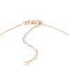 Plated Sterling Silver Script Love Necklace