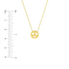 So You Mini Heart Face Adjustable Necklace