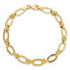 14K Polished Fancy Link Bracelet