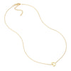Sideways Mini Heart Adjustable Necklace