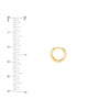 Small Round Hoop Earrings