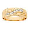 14K 0.15Ct Diamonf Band