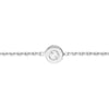 Bezel Set Diamond Adjustable Choker