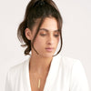 Vertical Engravable Bar Adj. Necklace