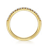 14K Yellow Gold Diamond Wedding Band