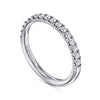 14K White Gold Diamond Matching Wedding Band