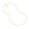 Sterling Silver Plated Squared Wheat Chain