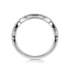 14K White Gold Matching Wedding Band