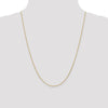 14K 1.0mm D/C Wheat Chain