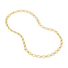 Hollow Oval Link 1+1 Chain Necklace
