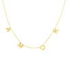 7mm Block Letter Stations Personal Necklace