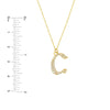 Diamond Gothic 'C' Necklace