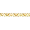 8mm Hollow Rolo Chain with Pear Lobster Lock