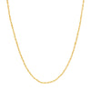0.8mm Sparkle Singapore Chain with Spring Ring