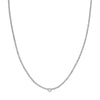 4-5/8tcw Round Diamond Solitaire Tennis Necklace