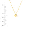 Diamond Accented Butterfly Necklace