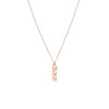5mm Vertical Script Numeral Necklace