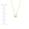 So You Wave Open Circle Necklace
