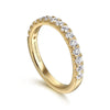 14K Yellow Gold Diamond Wedding Band