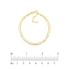 Valentino and Hammered Forzentina Layered Chain
